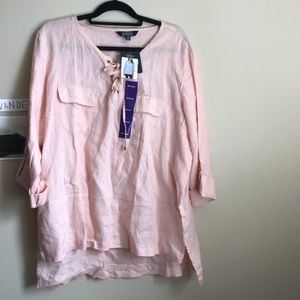 NWT SIZE XXL ELLEN TRACY BOHO SHIRT